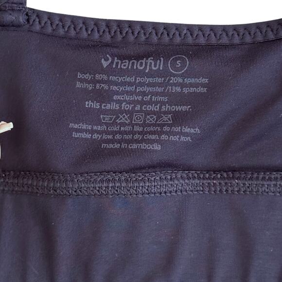 Handful High Impact The Closer Sports Workout Bra in Night Swim Navy - Small - Picture 6 of 6